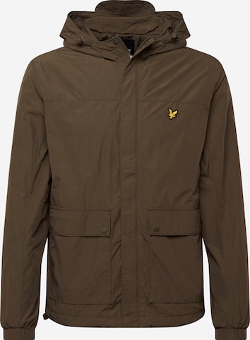 Lyle & Scott Tussenjas in Groen: voorkant