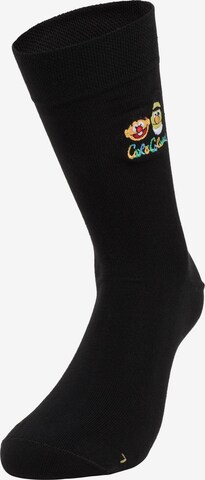 Carlo Colucci Socks 'Dedej' in Black: front