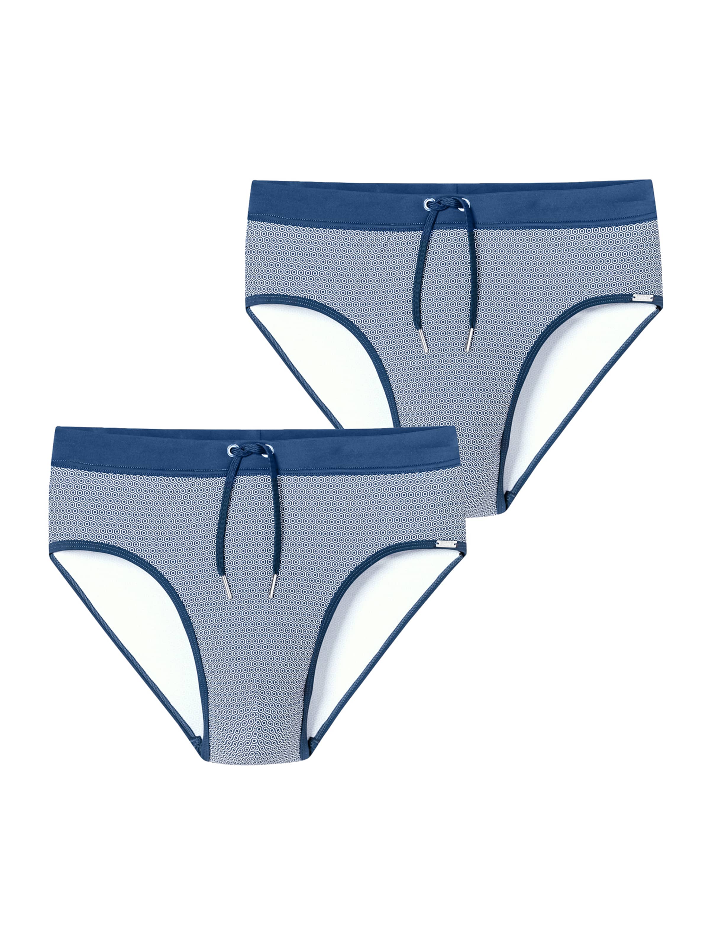 SCHIESSER Bathing trunks ' Ocean Swim ' in Blue: front