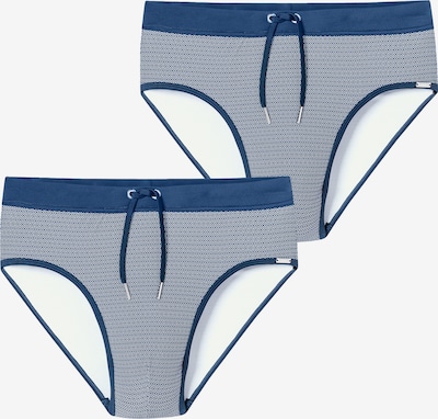 SCHIESSER Maillot de bain ' Ocean Swim ' en S en bleu / blanc, Vue avec produit