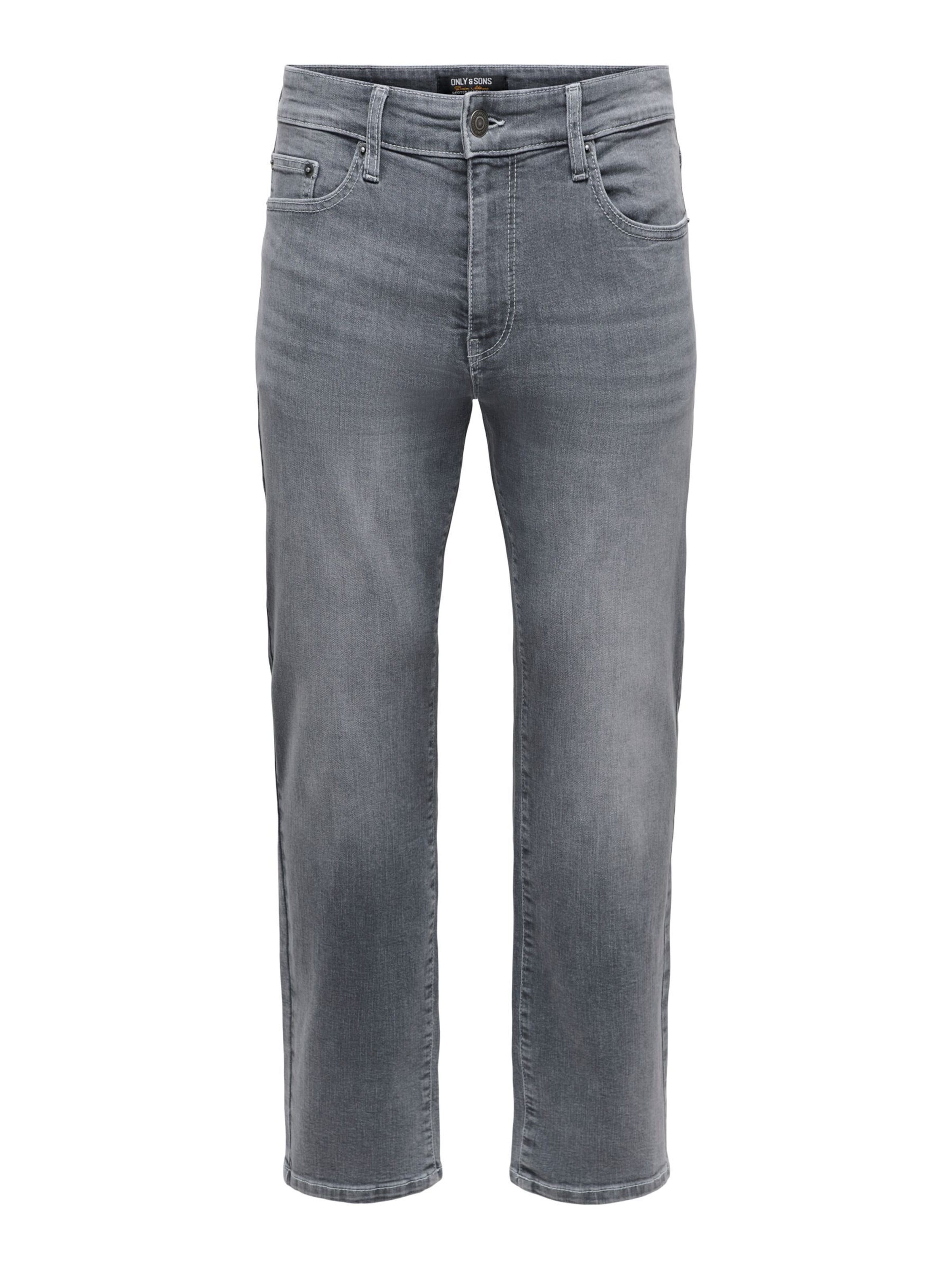 Only & Sons - regular Vaquero 'ONSWeft' en gris: frente