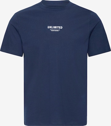 BLEND - Camiseta ' BHStema ' en azul: frente