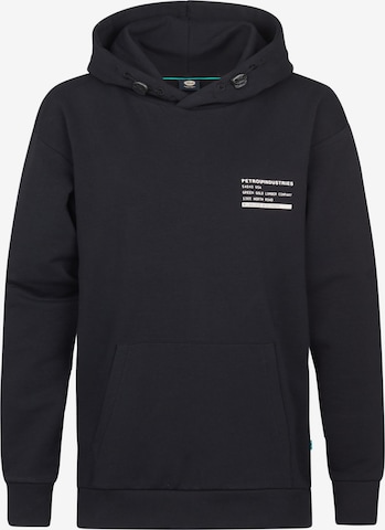 Sweat 'Puget' Petrol Industries en noir : devant