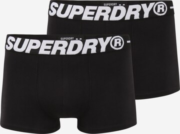 Superdry Boxerky - Čierna: predná strana