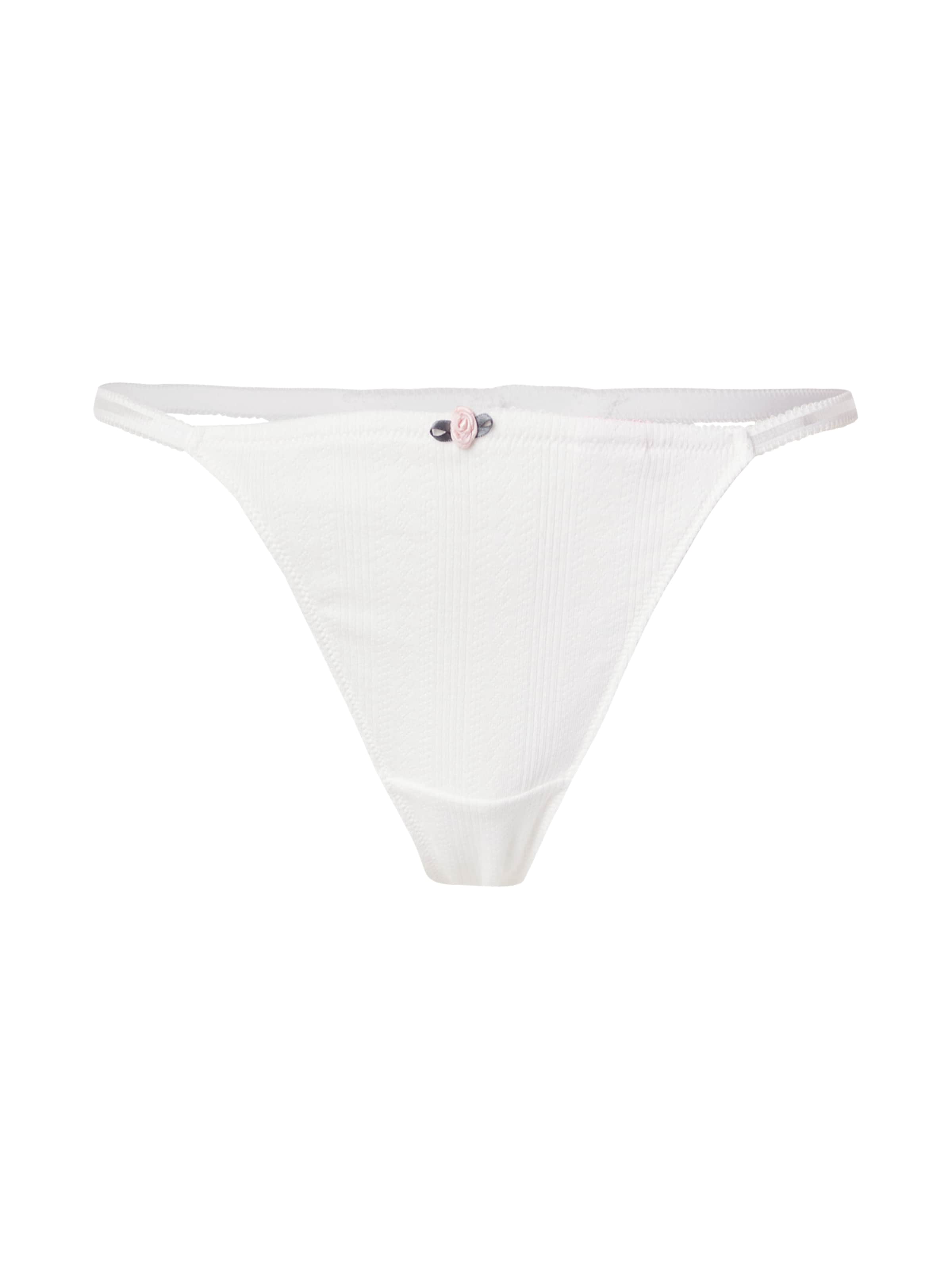 Hunkemöller String i vit: framsida