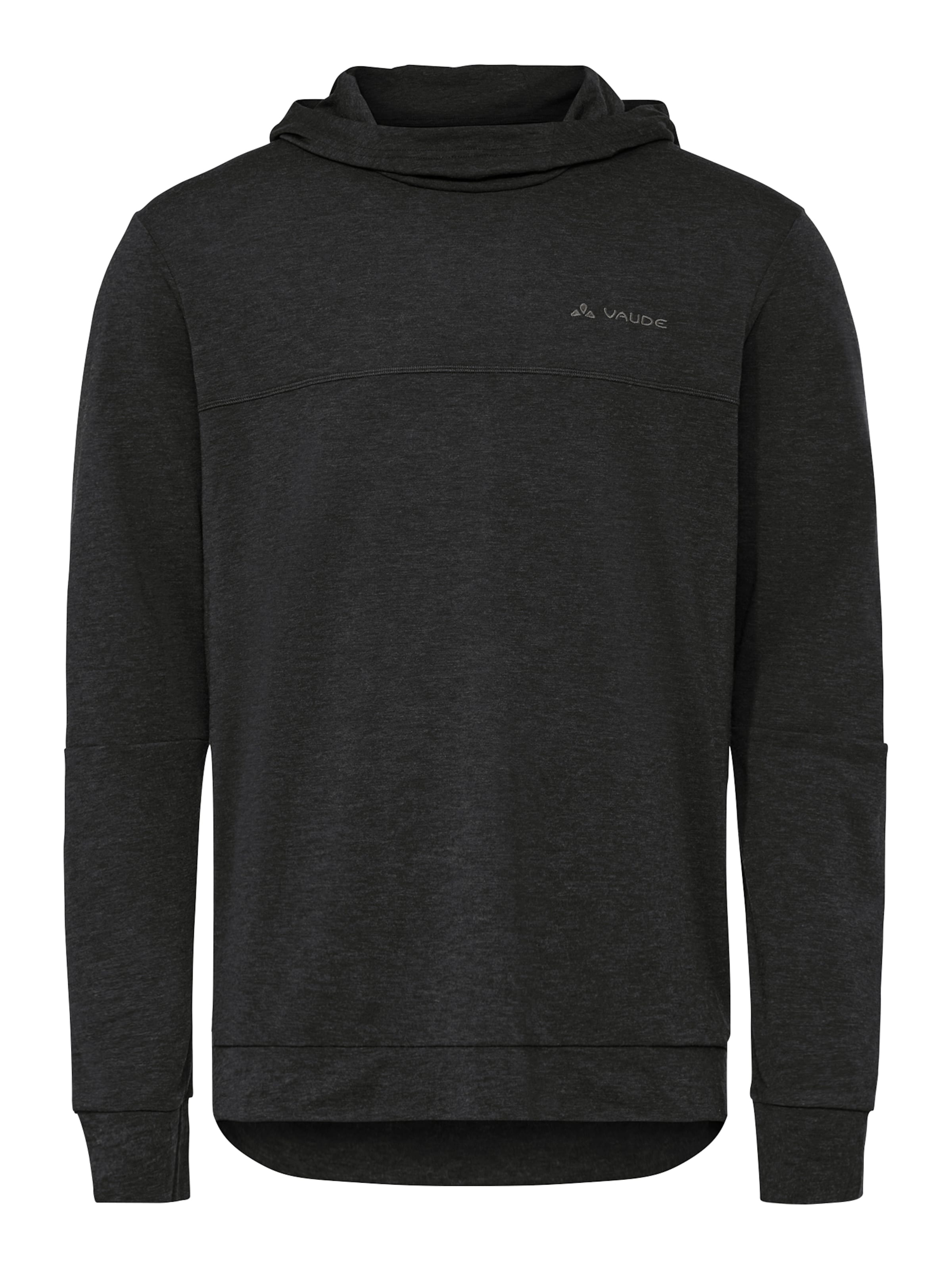 VAUDE Sports sweatshirt 'Qimsa' in Black: front