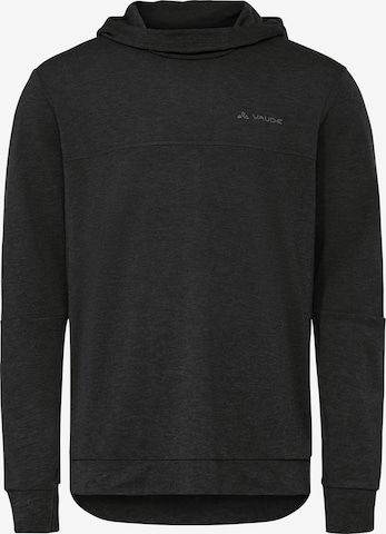VAUDE Sportsweatshirt 'Qimsa' in Schwarz: Vorderseite