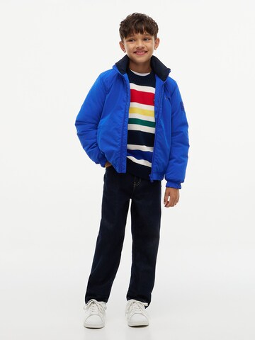 TOMMY HILFIGER Tussenjas 'Heritage Essential' in Blauw