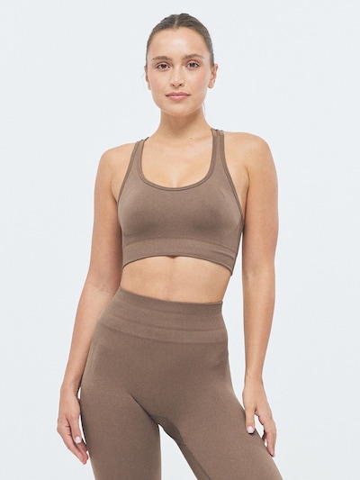 DRILLS Apparel Sports bra 'XFUNCTION Racer Bra' in XS in Taupe, Item view