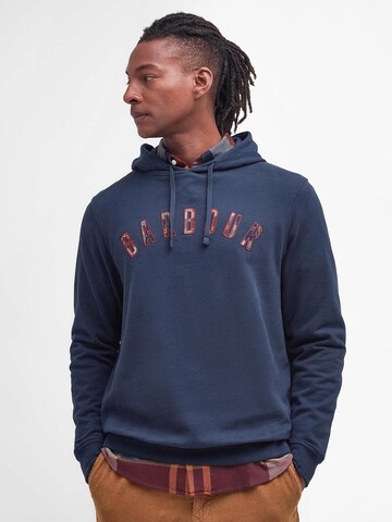 Barbour Sweatshirt 'Debson' in Blue: front