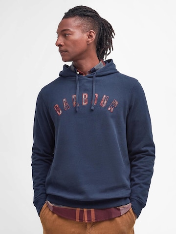 Sweat-shirt 'Debson' Barbour en bleu : devant