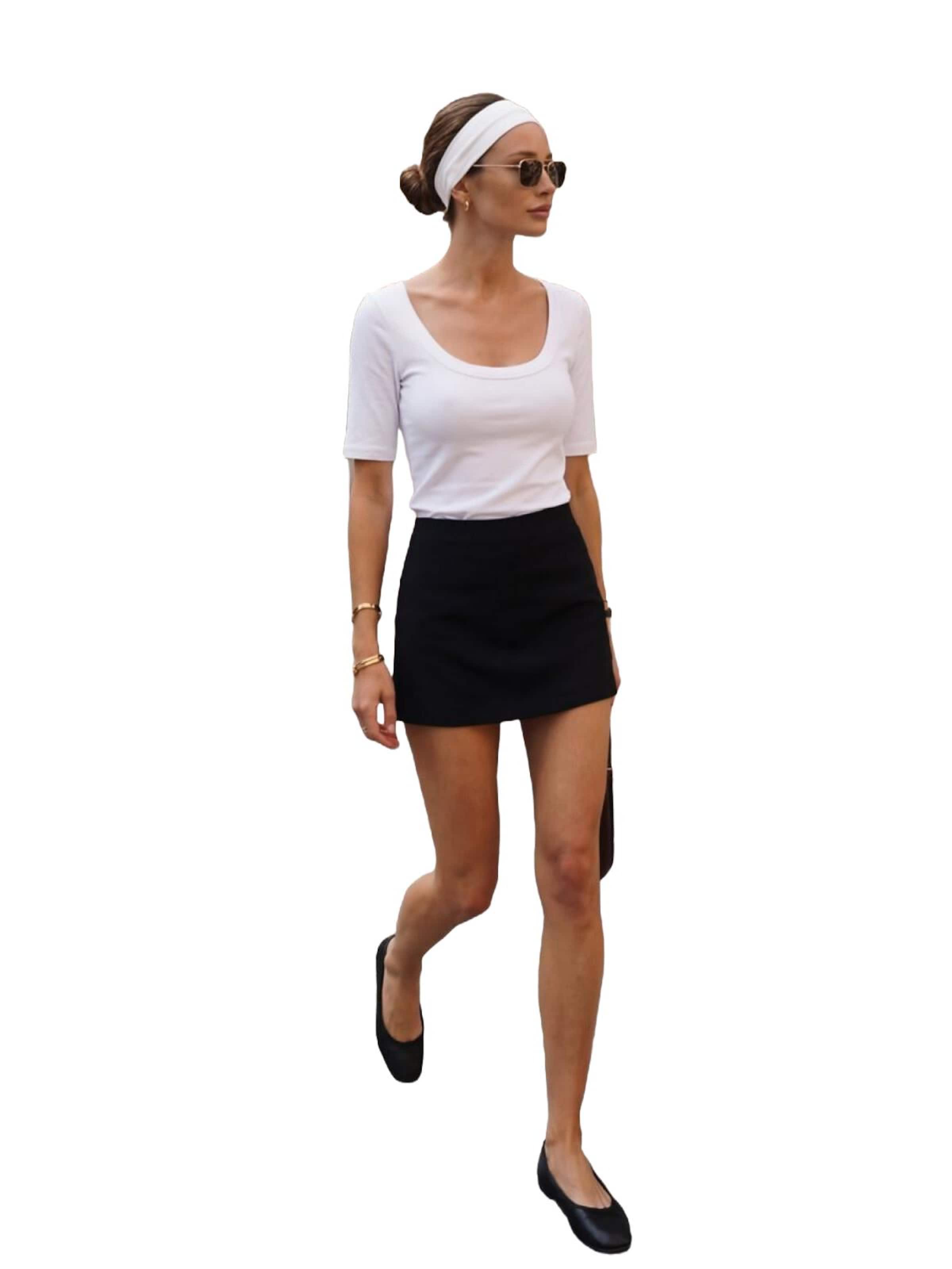 LTB Jeans Shirt 'LTB Jeans T-Shirt mit Ärmeln oberhalb des Ellbogens' in S in White, Item view
