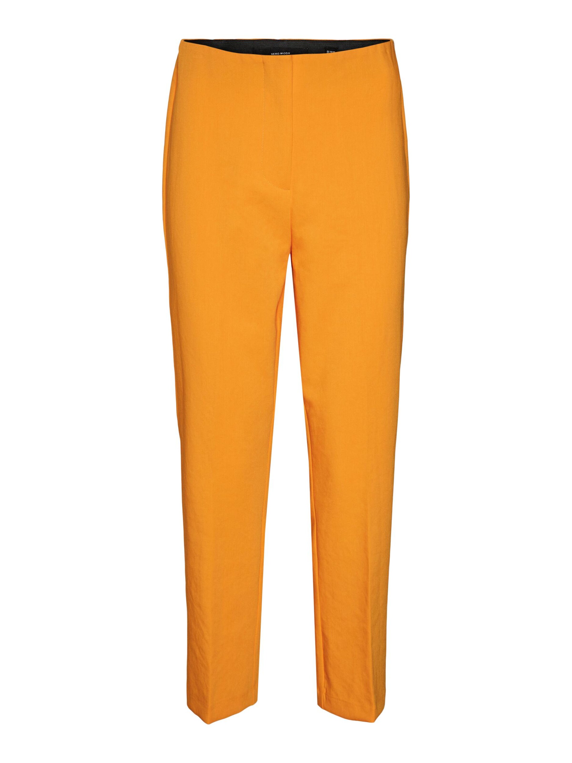 VERO MODA Pleated Pants &#x27;Sandy&#x27; in Orange: front
