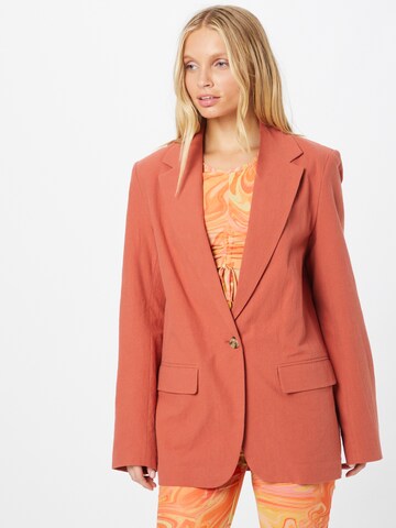 Gina Tricot Blazers in Oranje: voorkant