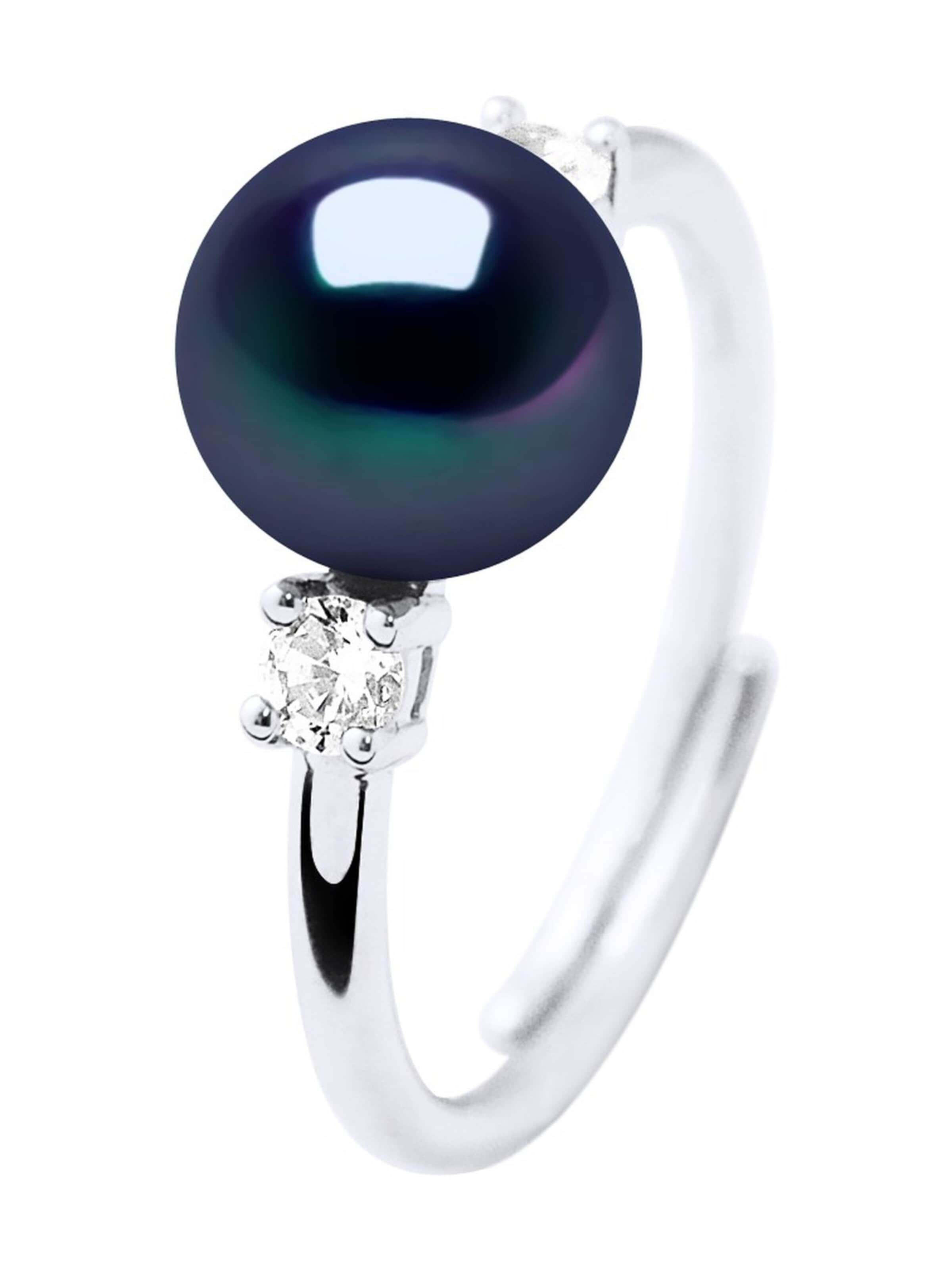 Ateliers Saint Germain Ring 'AUTEUIL' i sort: forside