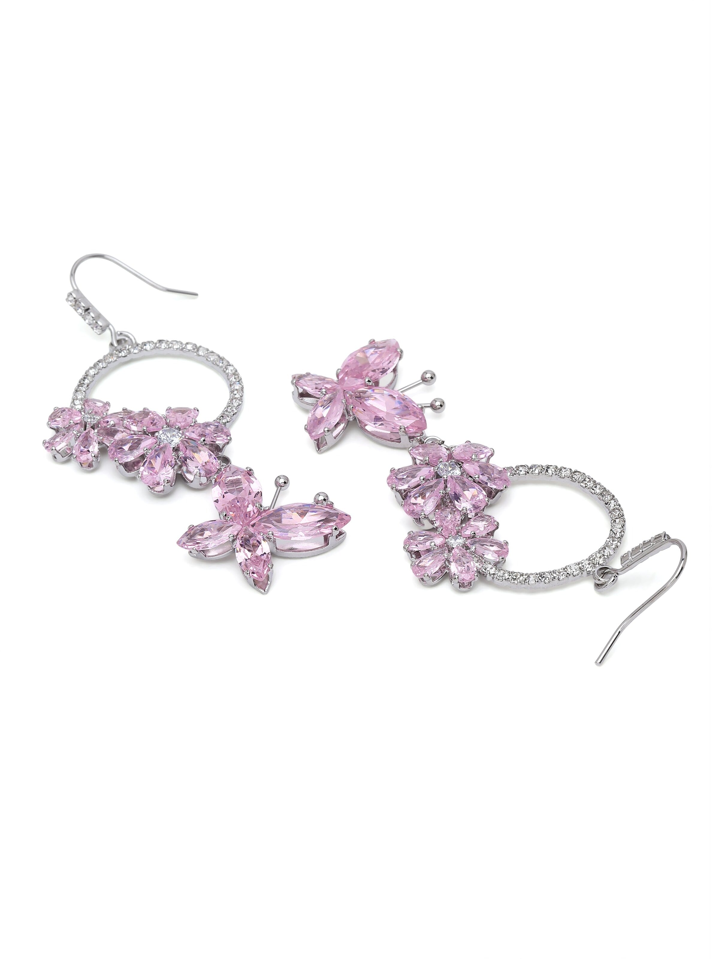AVANT-GARDE PARIS - Pendientes 'Aroa' en rosa