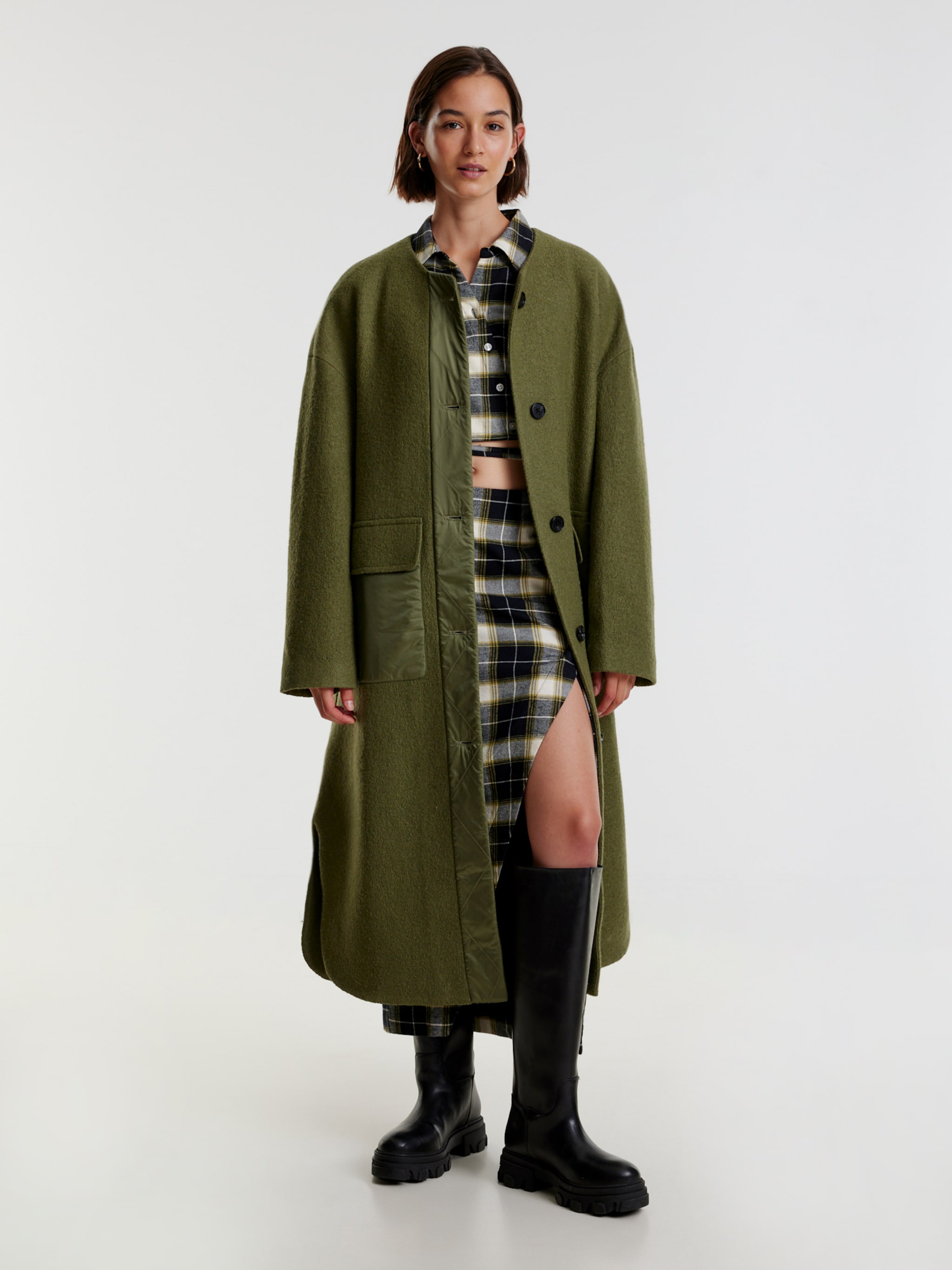 EDITED Produkte Übergangsmantel 'Kimi' khaki