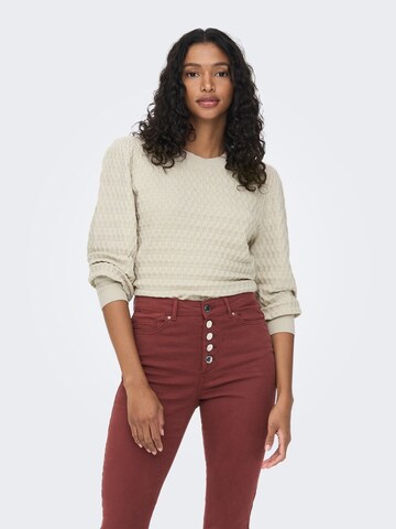 Pull-over ONLY en beige