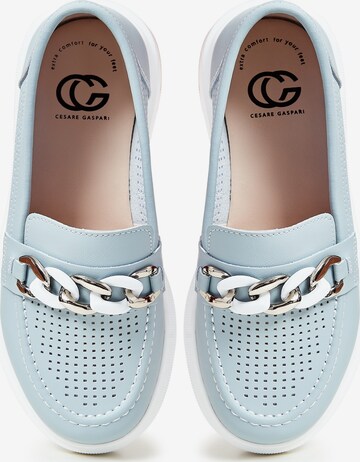 CESARE GASPARI Moccasins in Blue