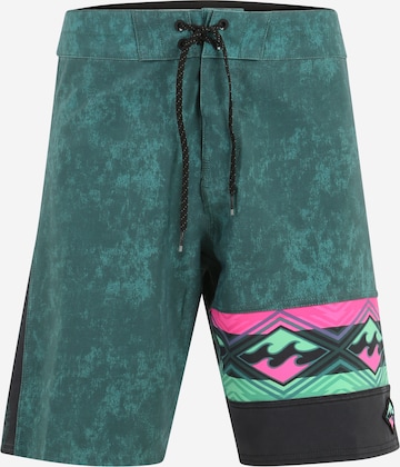 BILLABONG Kratke hlače za surfanje 'BURLEIGH PRO' | zelena barva: sprednja stran