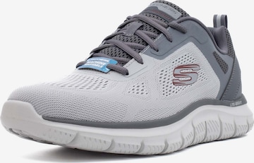 Baskets basses SKECHERS en gris : devant