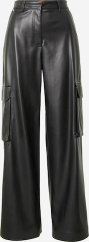 regular Pantaloni 'Haleva-1' di HUGO in nero: frontale