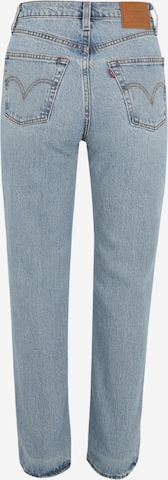 LEVI'S ® Loosefit Farmer 'Ribcage Straight Ankle Performance Cool' - kék