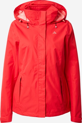 Schöffel - Chaqueta de montaña en rojo: frente