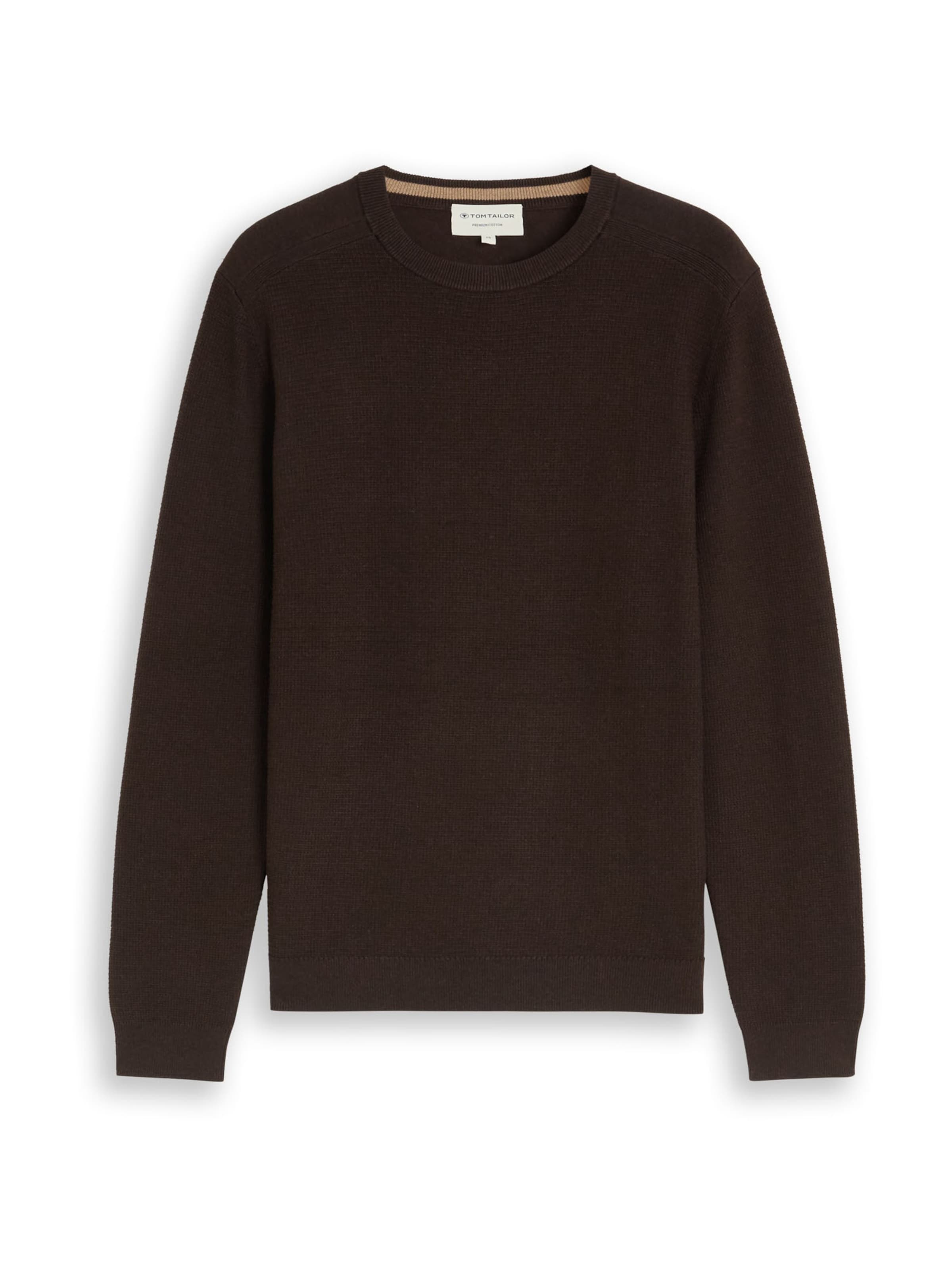 Pull-over TOM TAILOR en marron : devant