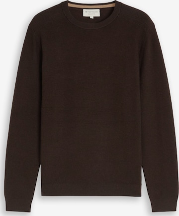 Pull-over TOM TAILOR en marron : devant