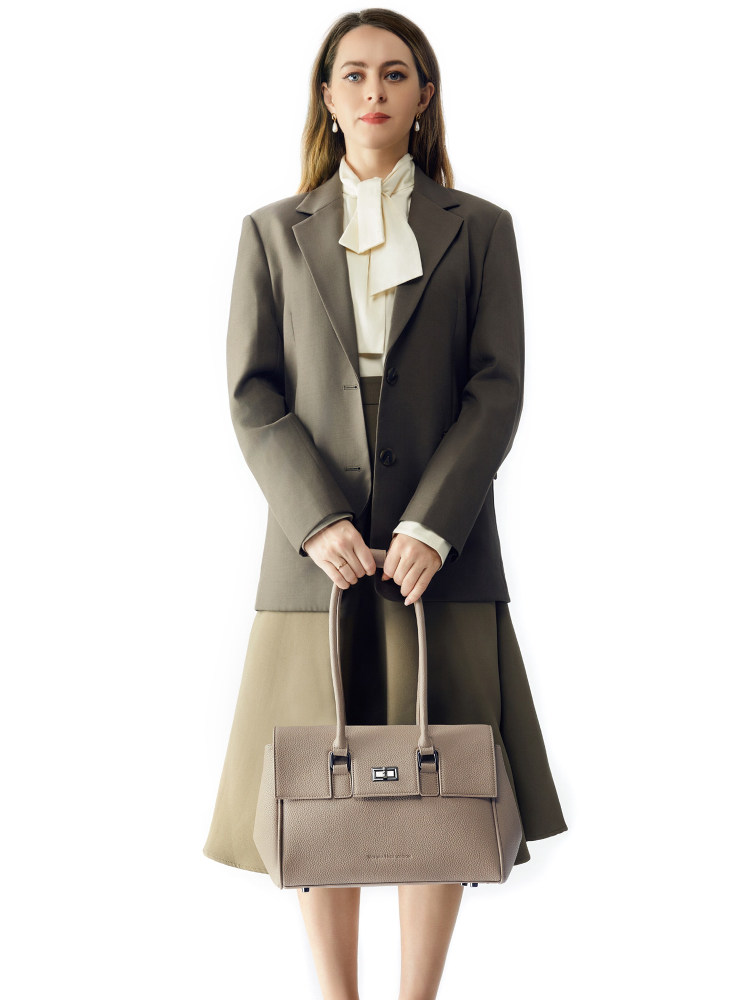 Victoria Hyde Handbag 'Jole S' in Grey