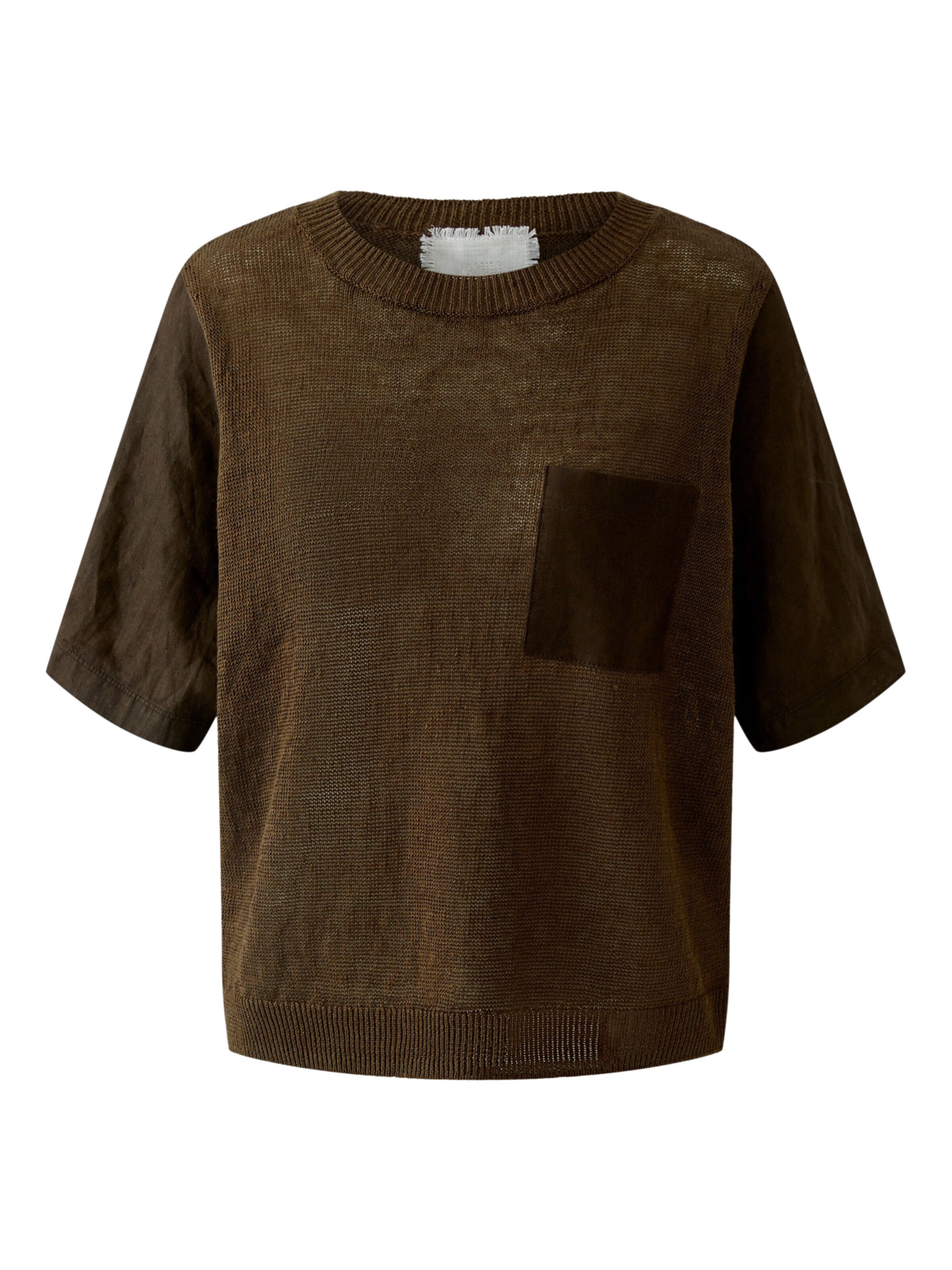 OUI Pullover in Braun: Vorderseite