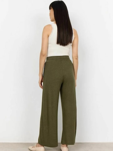 Soyaconcept Wide leg Trousers ' SC_BIARA ' in Green