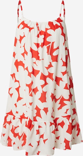 VERO MODA Sommerkleid 'VMDICTHE' in feuerrot / weiß, Produktansicht