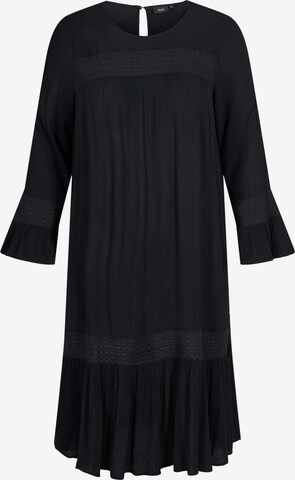 Zizzi Summer Dress 'ETRESS' in Black: front