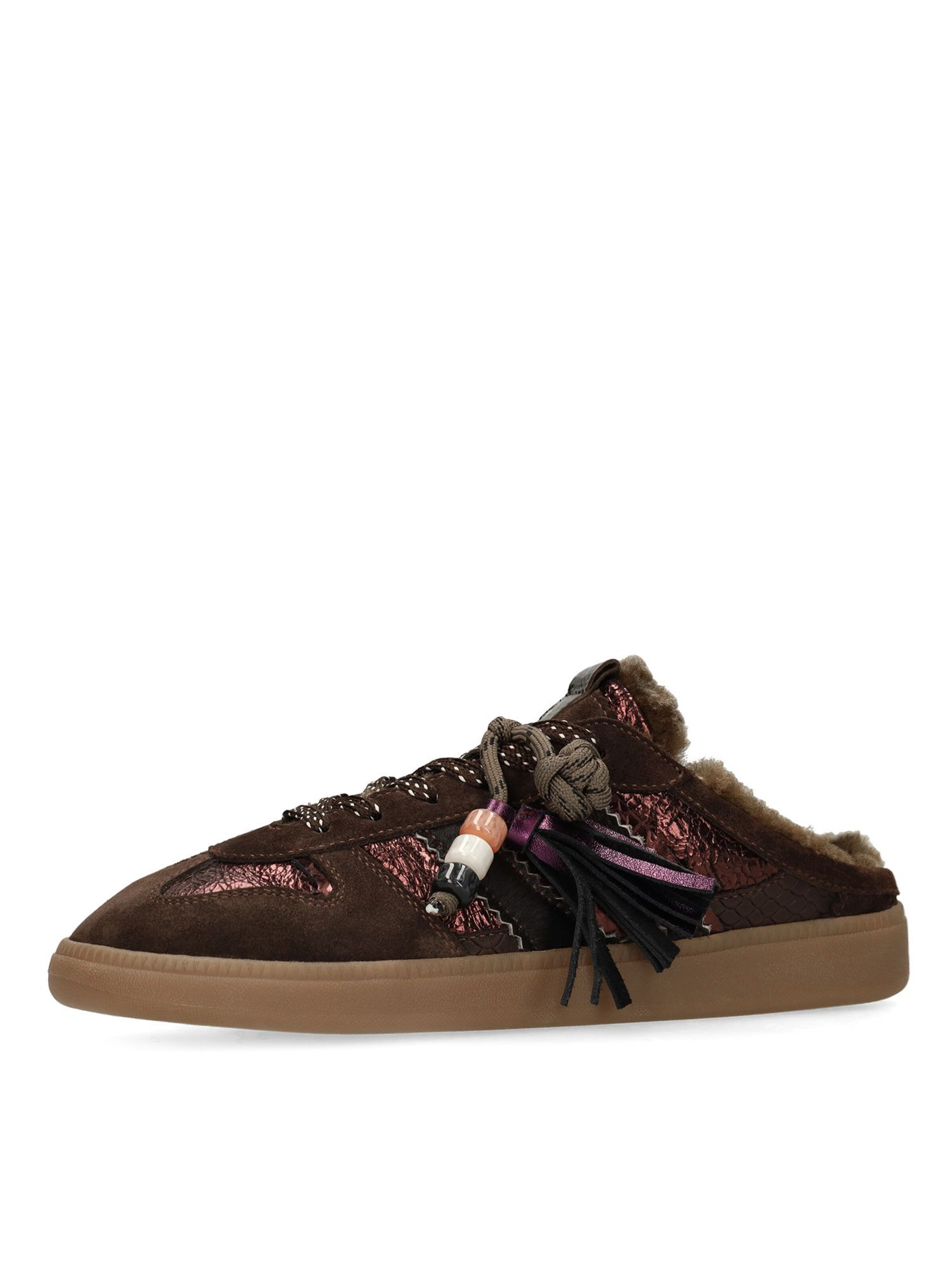 MANFIELD Sneaker in 36 in braun / rosa, Produktansicht