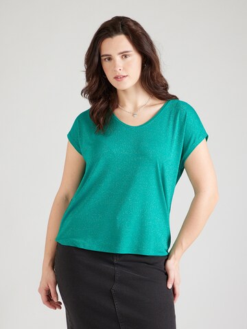 PIECES Curve Μπλουζάκι 'PCBILLO' σε πράσινο: μπροστά