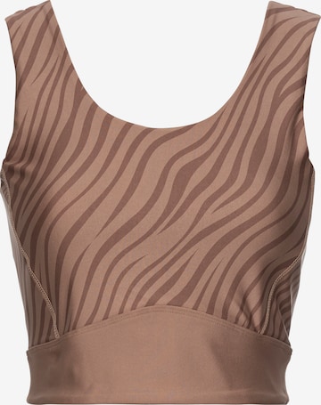 brūns LASCANA ACTIVE Sporta topiņš: no priekšpuses