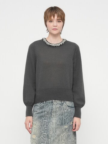 VILA Kampsun 'VIALICE', värv hall: eest vaates