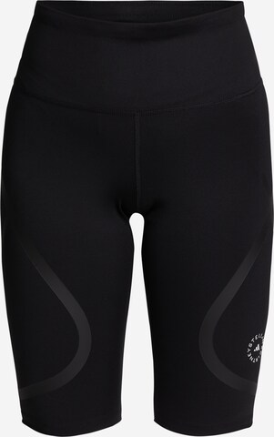 ADIDAS BY STELLA MCCARTNEY Skinny Workout Pants 'Truepace Cycling' in Black: front