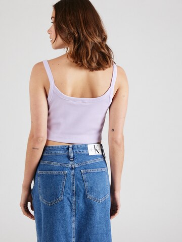 regular Top di Calvin Klein Jeans in lilla