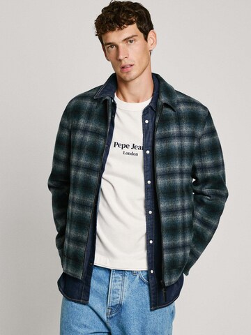 Pepe Jeans Between-season jacket 'MARRINGTON' in Blue: front