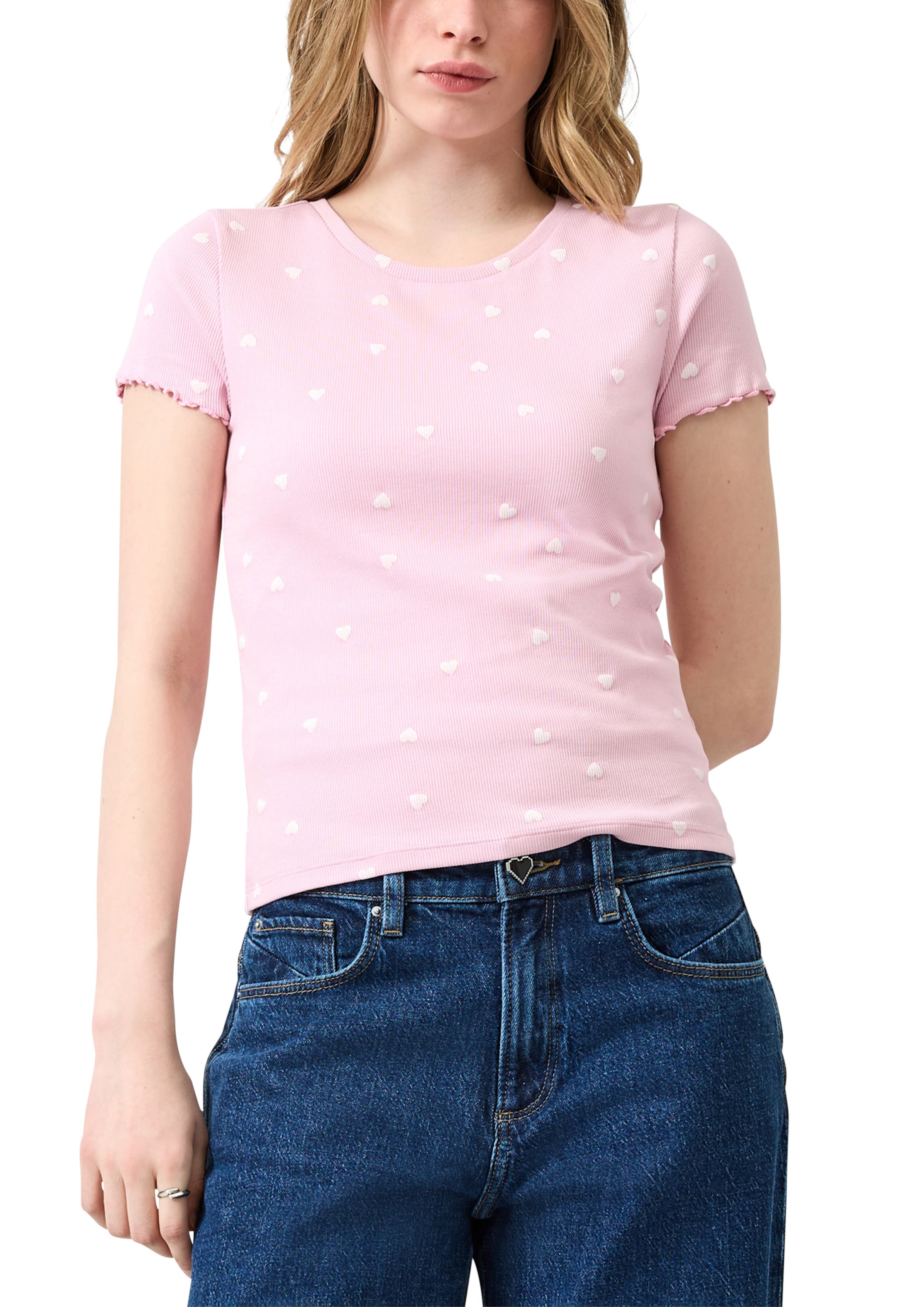 T-shirt QS en rose