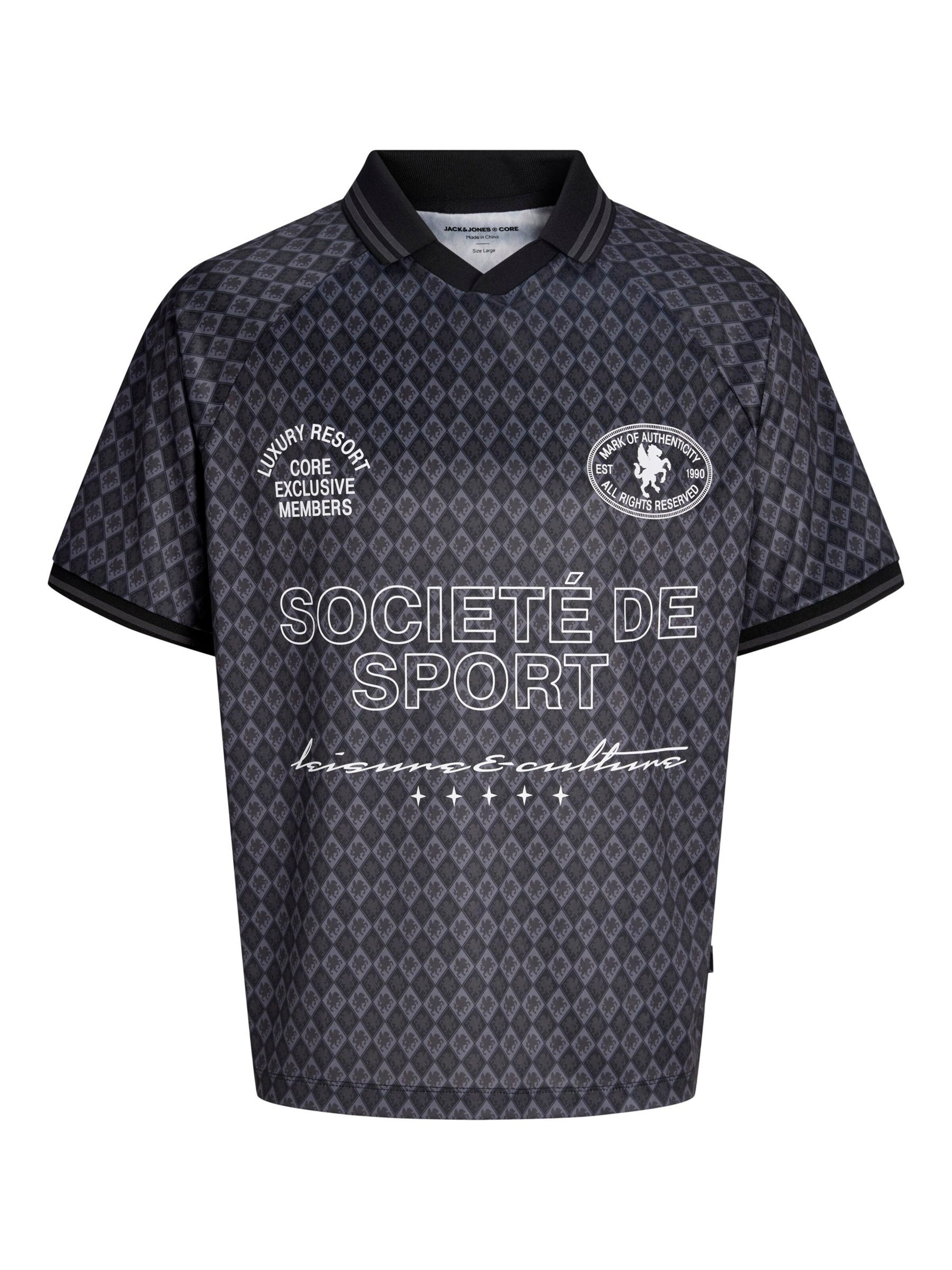 JACK & JONES Bluser & t-shirts i sort: forside