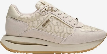 Baskets basses 'ENERGY5 FLTEG5 LEA12' GUESS en beige : devant