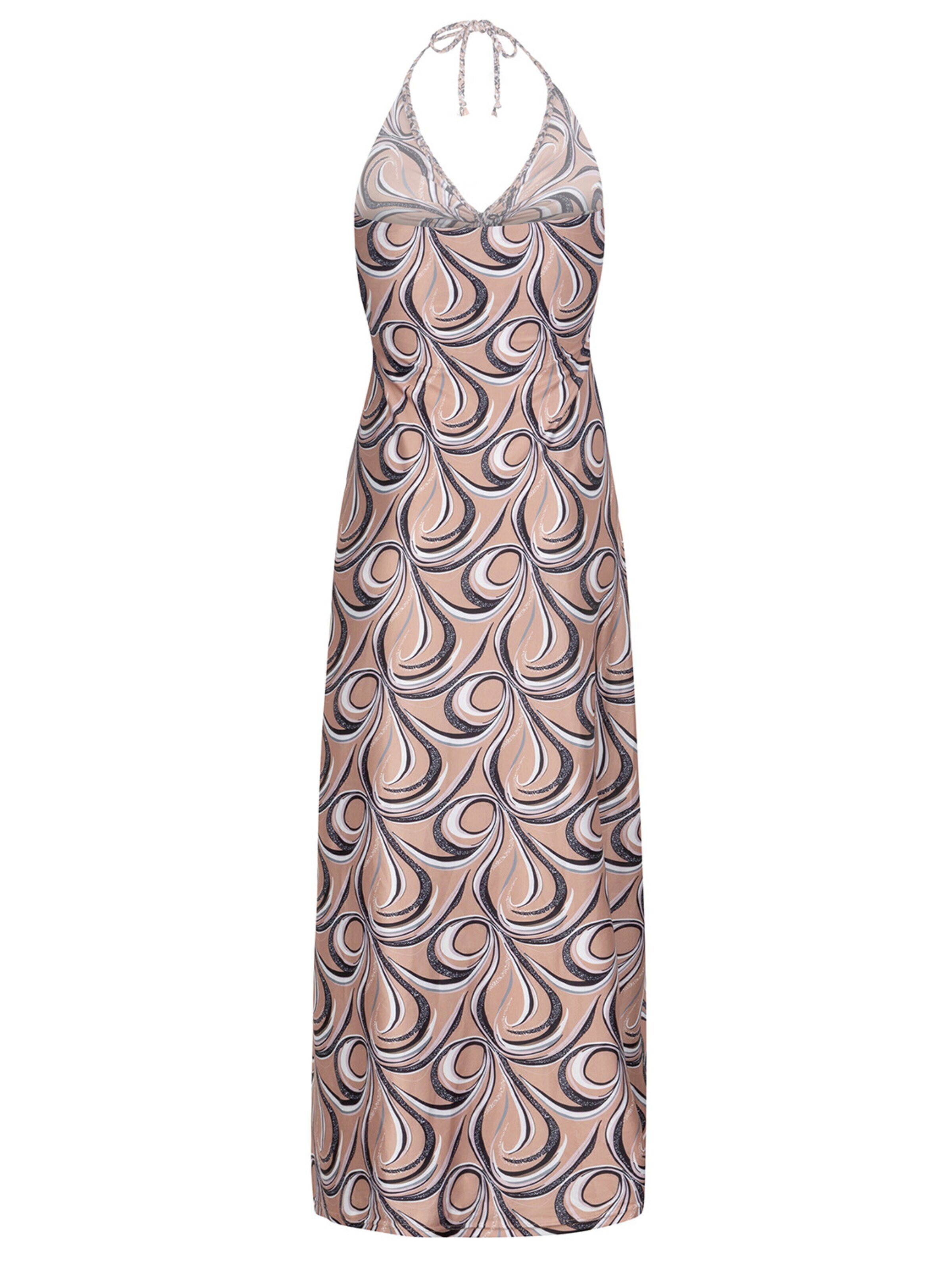 Chic by Lirette Jurk 'Halter dress Noe' in Beige