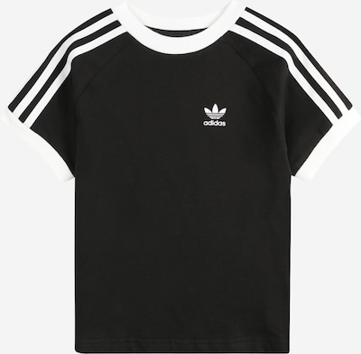 ADIDAS ORIGINALS Shirt 'Adicolor 3-Stripes' in de kleur Zwart / Wit, Productweergave