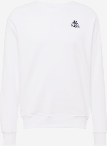 KAPPA Sweatshirt in White: front
