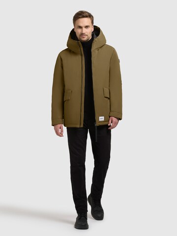 khujo Zimní bunda 'OREG' – zelená