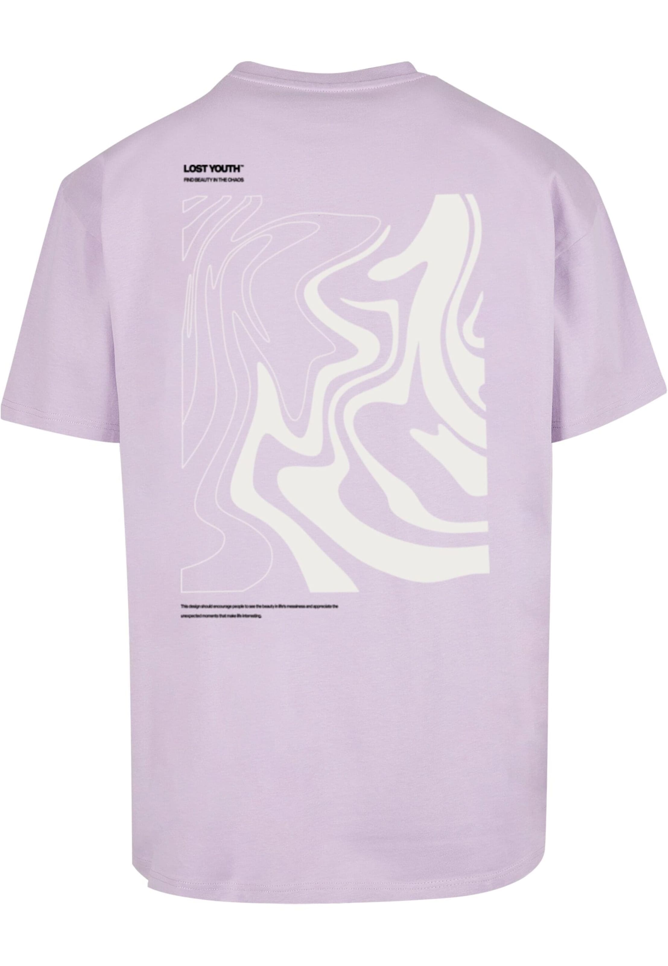 Lost Youth Shirt 'Chaos' in Purple